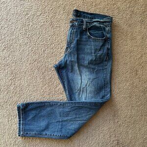 Lucky Brand Jeans Mens 36x32 221 Original Straight Mid Rise Blue Medium Denim